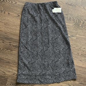 Black and white skirt